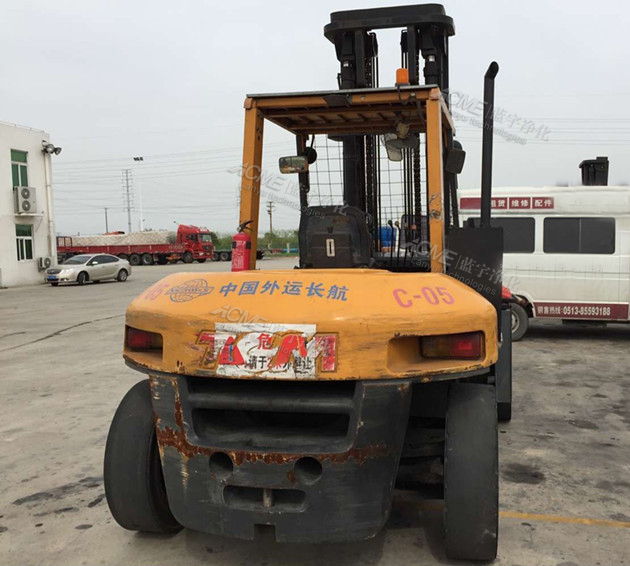 萬純合力3噸叉車黑煙凈化器