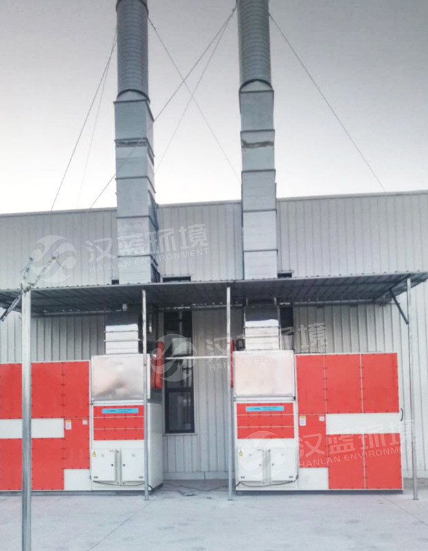 河北漢藍汽車4s店噴漆廢氣凈化設(shè)備 河北漢藍汽車4s店噴漆廢氣凈化設(shè)備